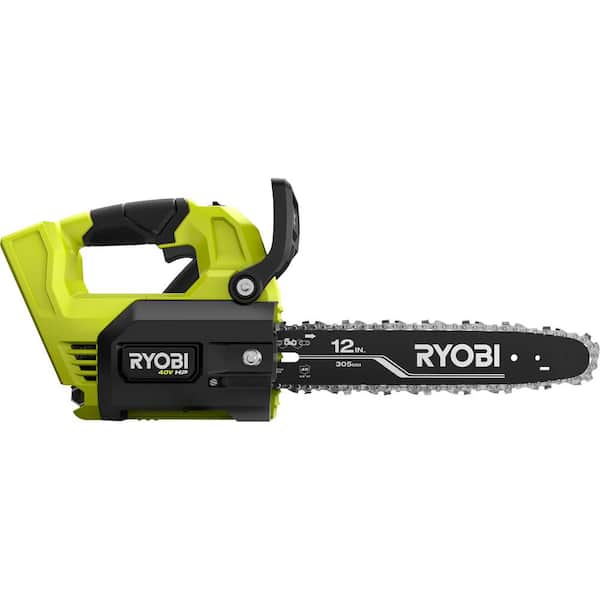 RYOBI 40V HP Brushless 12 in. Top Handle Battery Chainsaw