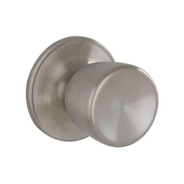 Brill Satin Stainless Steel Passage Hall/Closet Door Knob