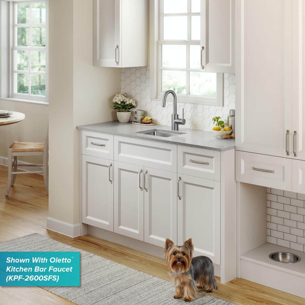 Fairlane 15-inch Stainless Steel Single Bowl Drop-in Kitchen Sink