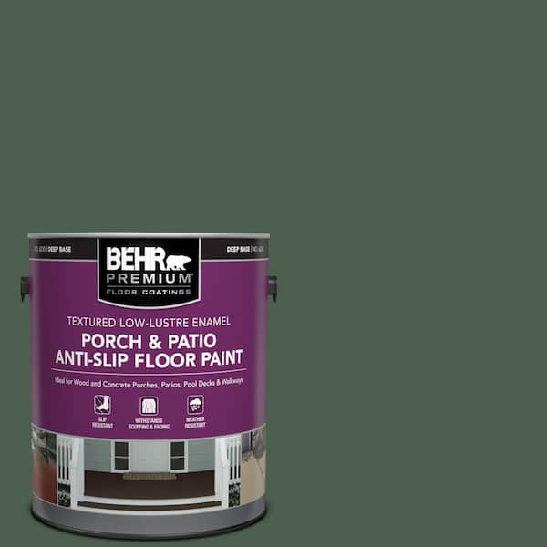 1 gal. #N400-7 Vine Leaf Textured Low-Lustre Enamel Interior/Exterior Porch and Patio Anti-Slip Floor Paint