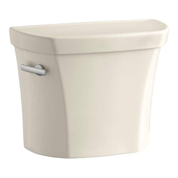 KOHLER Wellworth 1.28 GPF Single Flush Toilet Tank Only in Almond