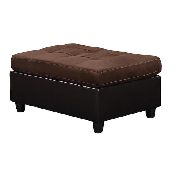 Coaster Chocolate Ottoman Mallory