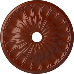 1-3/8 in. x 26-3/4 in. x 26-3/4 in. Polyurethane Elsinore Ceiling Medallion, Firebrick