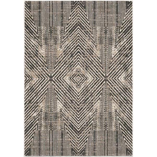 Riverstone Zero In 5 ft. 3 in. x 7 ft. 6 in. Moonlight Area Rug