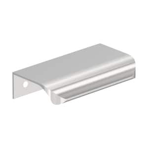 Streamline Tab 3 in. Center-to-Center (76mm) Modern Polished Chrome Cabinet Edge Pull