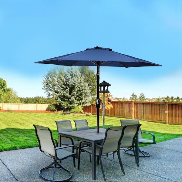 aqua blue 9 ft patio umbrella Kingdom 9FT Solar 32 LED Lighted Patio Umbrella Table Market Umbrella w/Tilt and Crank, UV-Resistant Outdoor Umbrella for Pool, Garden, Deck, : Patio, Lawn & Garden Color:Light Charcoal F1 Teams. F1 Teams: McLaren Umbrellas - Texacraft resistant fabric and a