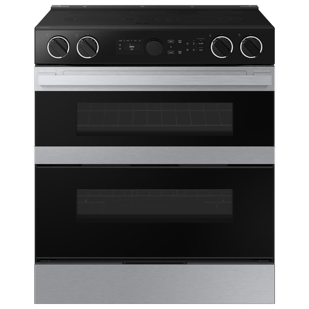 30 in. Bespoke 5-Burner Element Smart Slide-In Electric Range 6.3 cu. ft. C