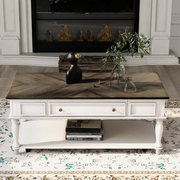 tavant 4 legs coffee table with storage