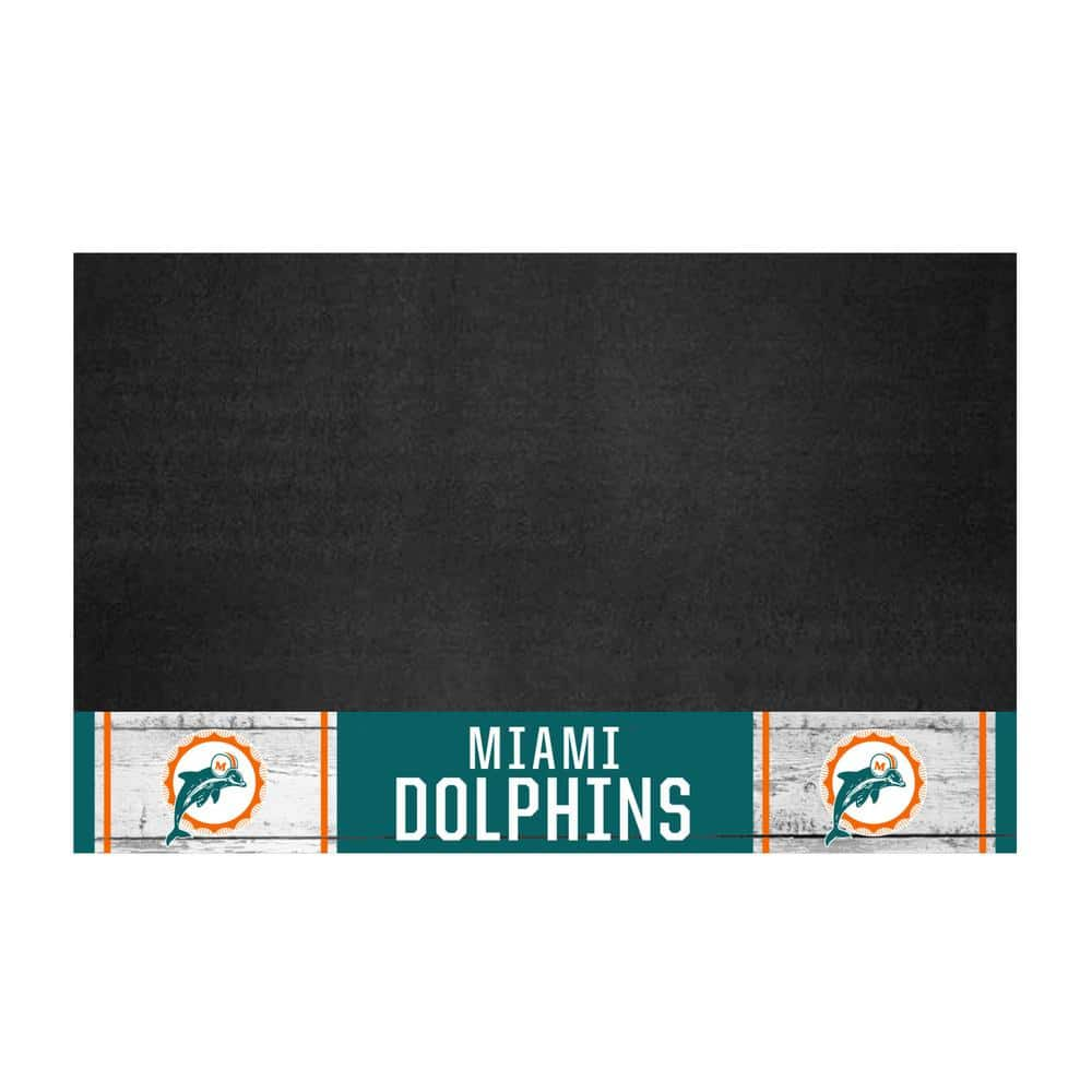 Miami Dolphins 8 Light Up Ceramic LED Christmas Tree