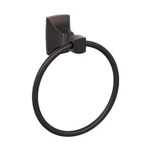 Highland Ridge 7-7/16 in. (189 mm) L Towel Ring in Oil Rubbed Bronze