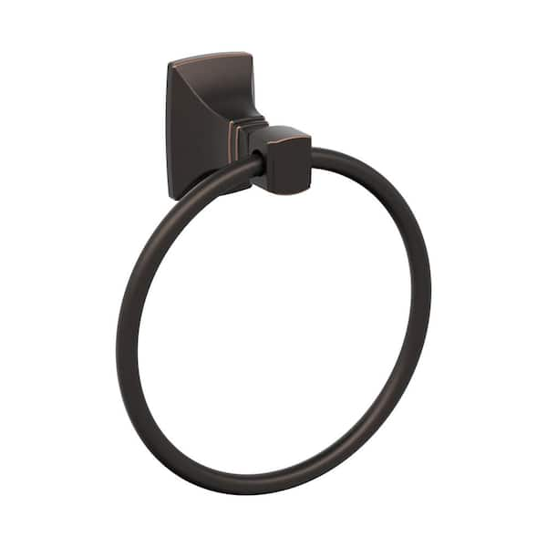 Amerock Highland Ridge 7-7/16 in. (189 mm) L Towel Ring in Oil Rubbed Bronze