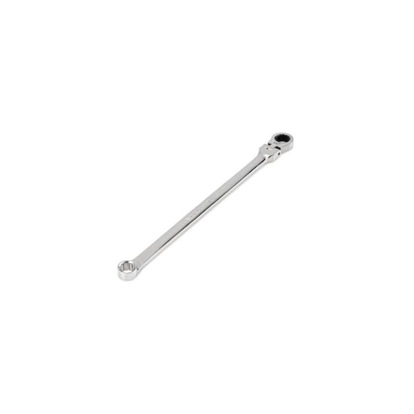 TEKTON 7/16 in. Long Fixed/Flex Head 12-Point Ratcheting Box End Wrench