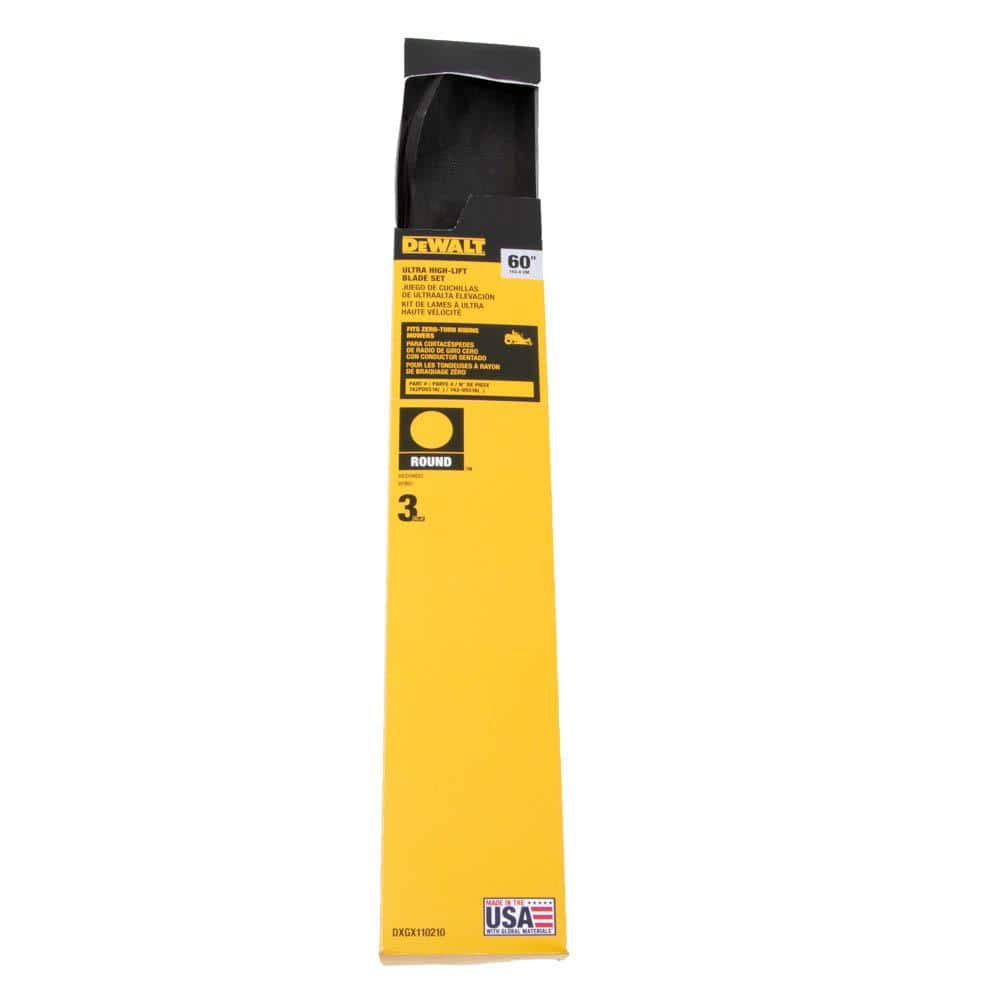 DEWALT Original Equipment High Lift Blade Set for Select 60 in. Commercial Lawn Mowers, OE# 742-05516, 742P05516