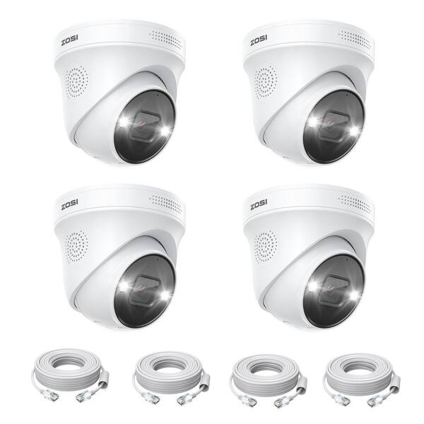 thumbnail image 2 of INNOSECU 5MP Turret PoE Camera, Wired IP Security Camera Outdoor Rated IP67, Human/Vehicle Detection, Wide Angle 110° 2.8mm Lens, Night Vision 100ft, Built-in Microphone/Audio, IND5GR97A-B (Black 2 of 14