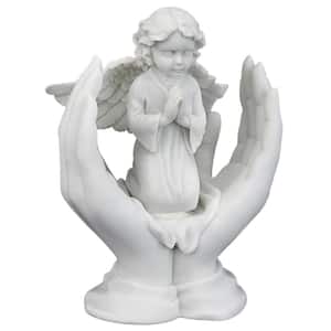 5 in. H Prayers of an Angel Bonded Marble Statue