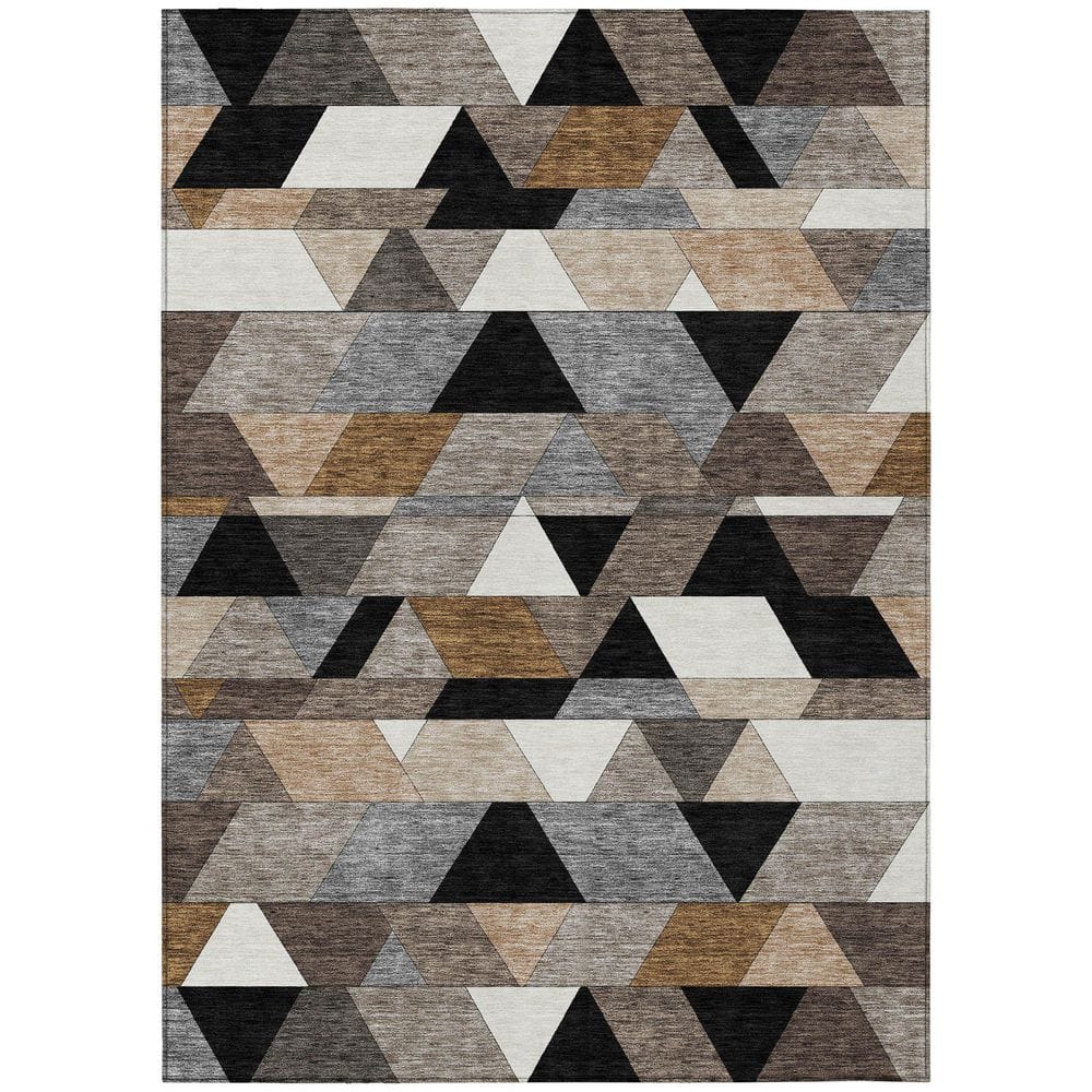 Chantille Machine Washable Indoor/Outdoor Abstract ACN2526 Black 9 ft. x 12 ft. Area Rug price history on PriceWatchPro