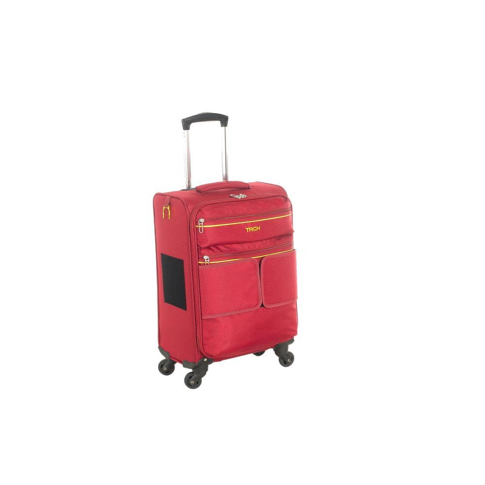 Red Connectable CarryOn SuitcaseTL1pclitered The Home Depot