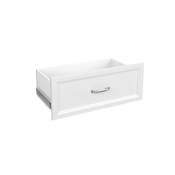 ClosetMaid Style+ 10 in. x 25 in. White Traditional Drawer Kit for 25 in. W Style+ Tower