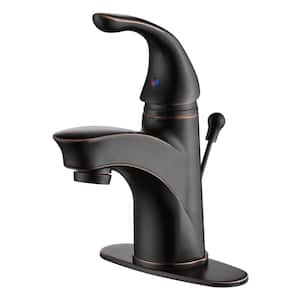 Nita Vantage 4 in. Centerset Single-Handle Bathroom Lavatory Faucet Rust Resist with Drain Assembly in Oil Rubbed Bronze