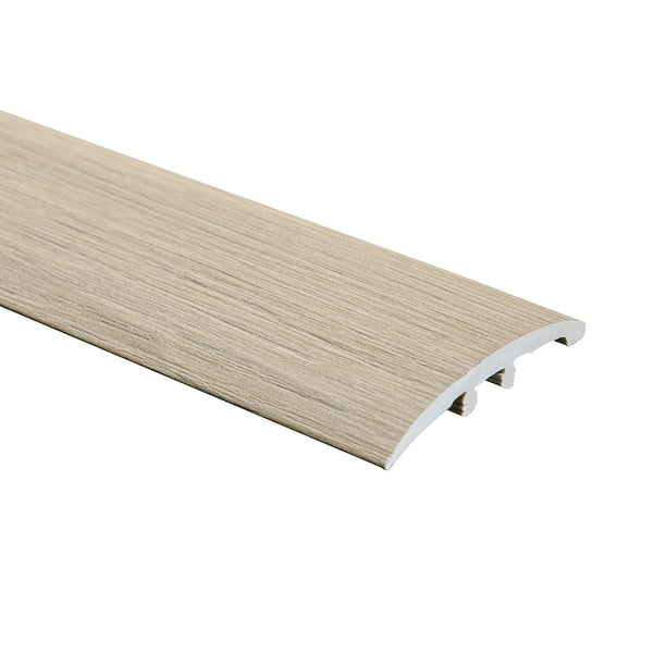 Malibu Wide Plank French Oak Atherton 0.275 in. Thickness x 1.85 in. Width x 94.48 in. Length Vinyl 3 in 1 Molding