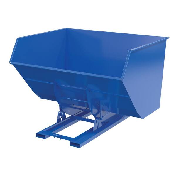 Vestil Hopper without Bump and Dump HD 5 cu. yds. Blue, 6K