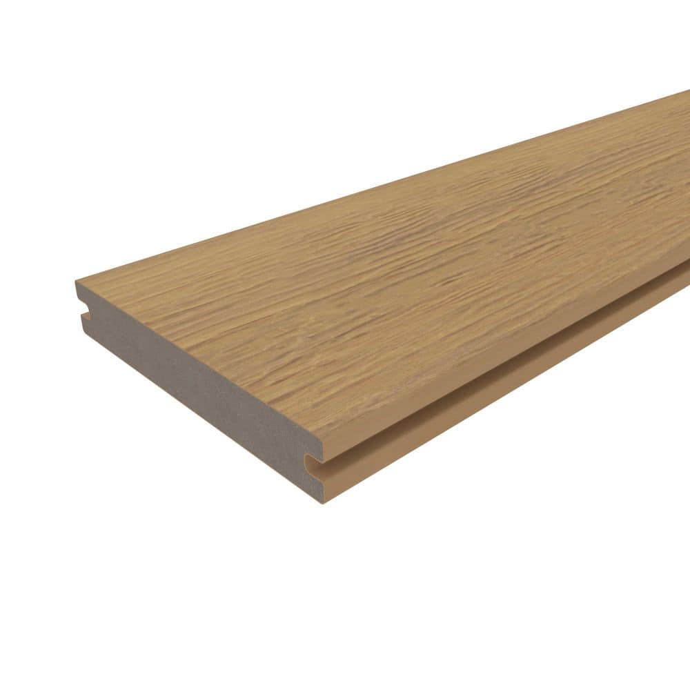 Magellan Plus 0.88 in. x 5.43 in. x 8 ft. Rustic and Wood Grain Tasmanian Blackwood Grooved Composite Decking Board price history on PriceWatchPro
