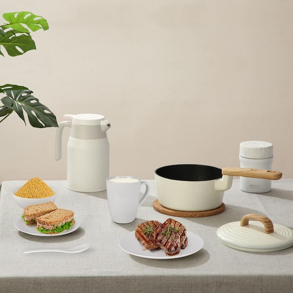 Aoibox 20-Piece Casual White Ceramic Dinnerware Set Service For 4