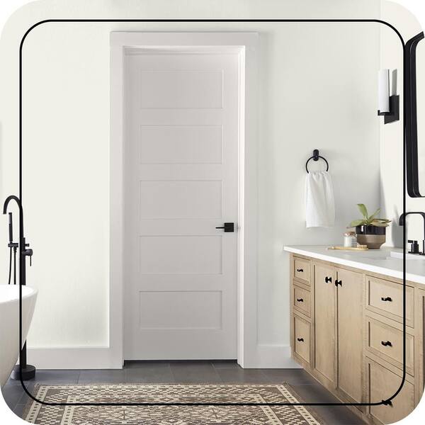 BEHR PREMIUM PLUS 1 qt. #ECC-63-2 Aspen Snow Semi-Gloss