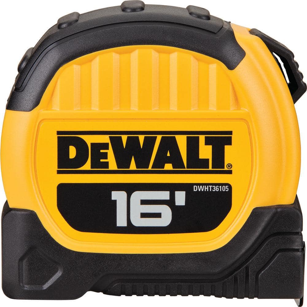 DEWALT Tough Tape 16 ft. x 1-1/4 in. Tape Measure DWHT36916S - The Home  Depot