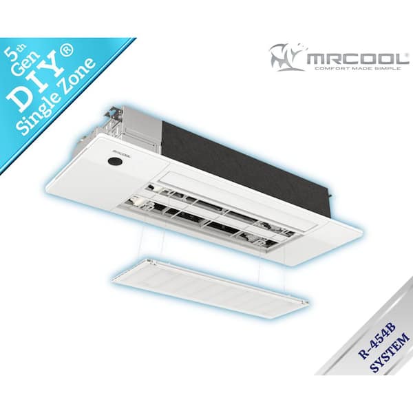 Ceiling Cassette Mr Cool Split Heat Pump MRCOOL DIY 5th Gen 18,000