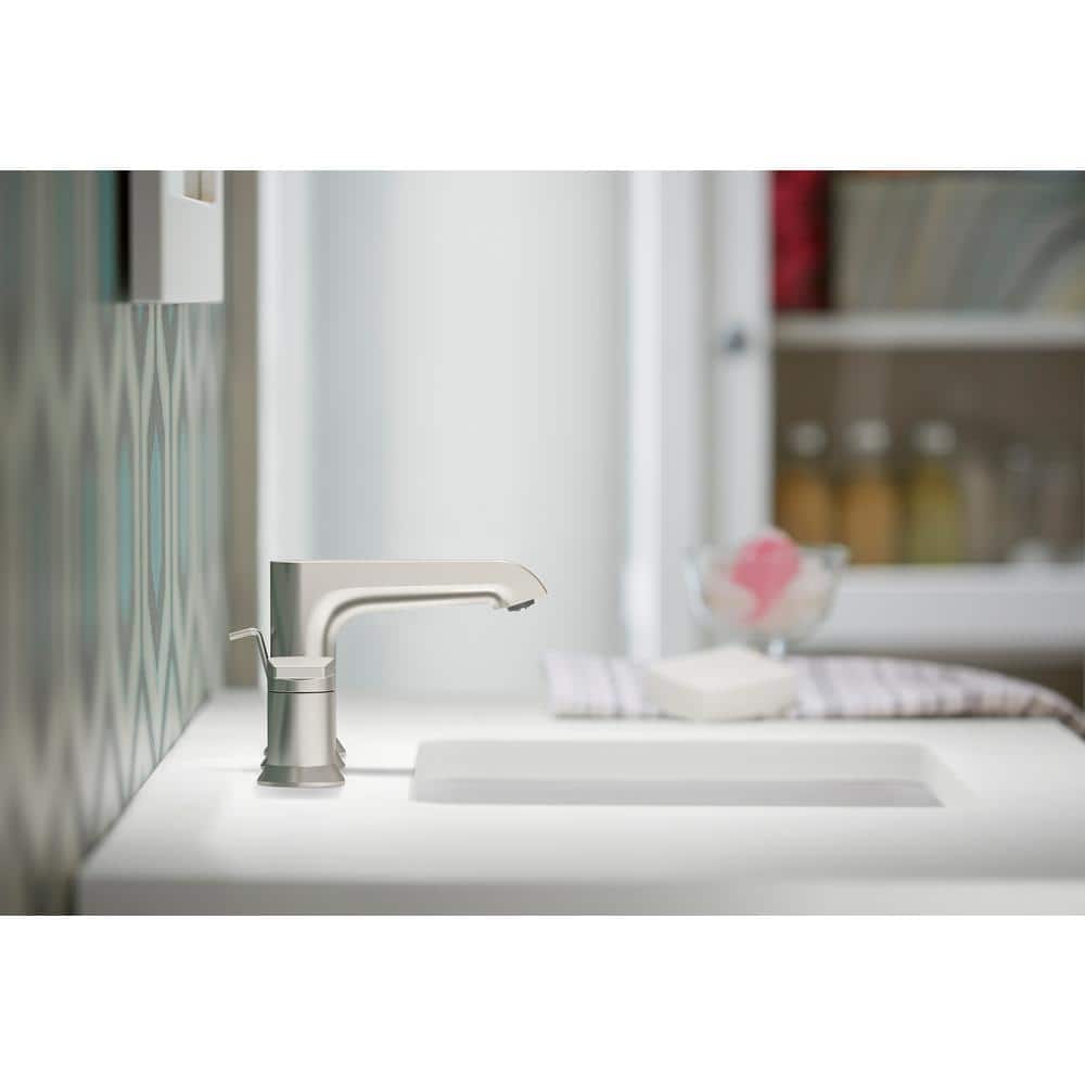 Kohler Hint 4.75" Vibrant Brushed Nickel Widespread Bathroom Faucet