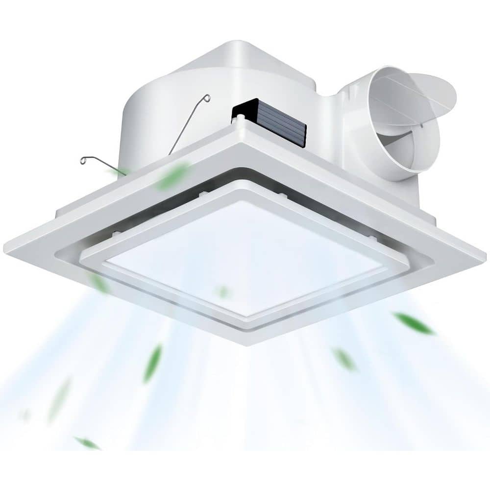 110 CFM Bathroom Ceiling Exhaust Fan with 6500K LED Light, 0.5 Sones Quiet Operation, Quick Installation price history on PriceWatchPro