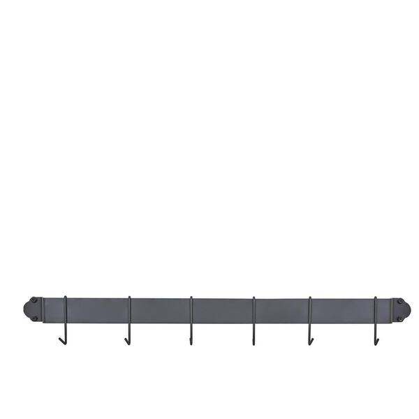 Old Dutch 34 in. Graphite Bar Rack with 6 Hooks
