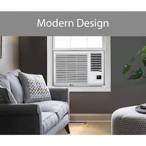 12,000 BTU 230-Volt Window Air Conditioner LW1216HR with Cool, Heat and Remote in White