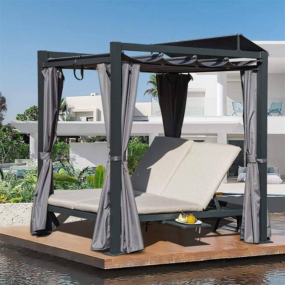 テーブル・チェア・ハンモック Backside summit design AFRpicnictable 7075 Trek Chair with Back Support (Gray)