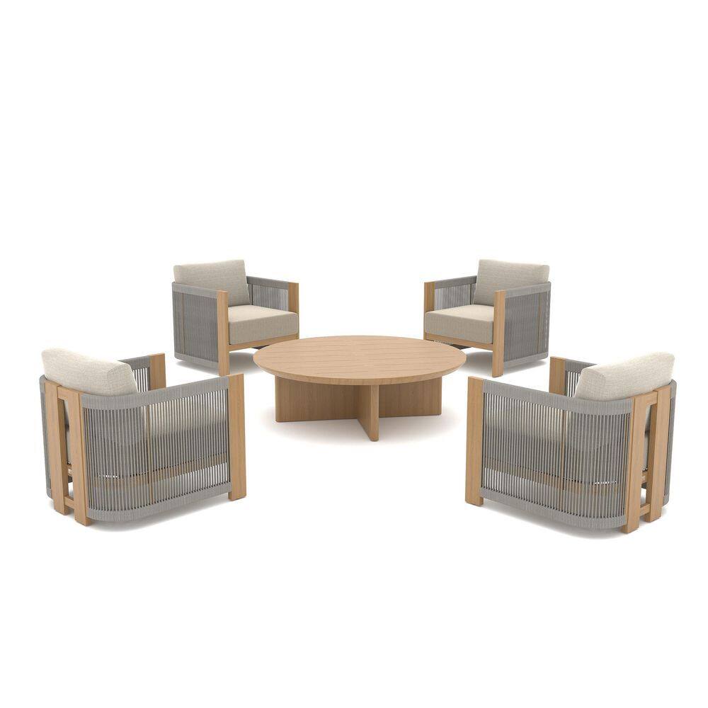 Positano 5-Piece Aluminum Outdoor Conversation Set with Cushion price history on PriceWatchPro
