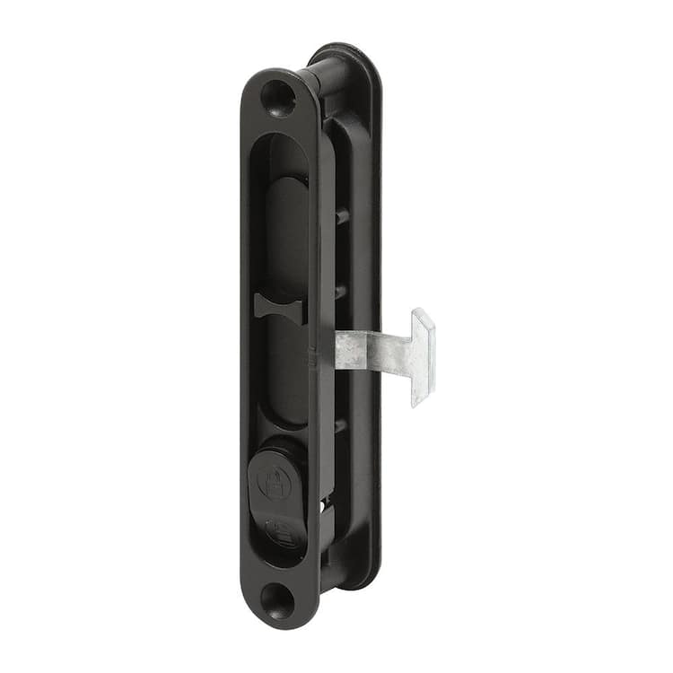 Prime-Line Diecast Black Flush Sliding Screen Door Latch