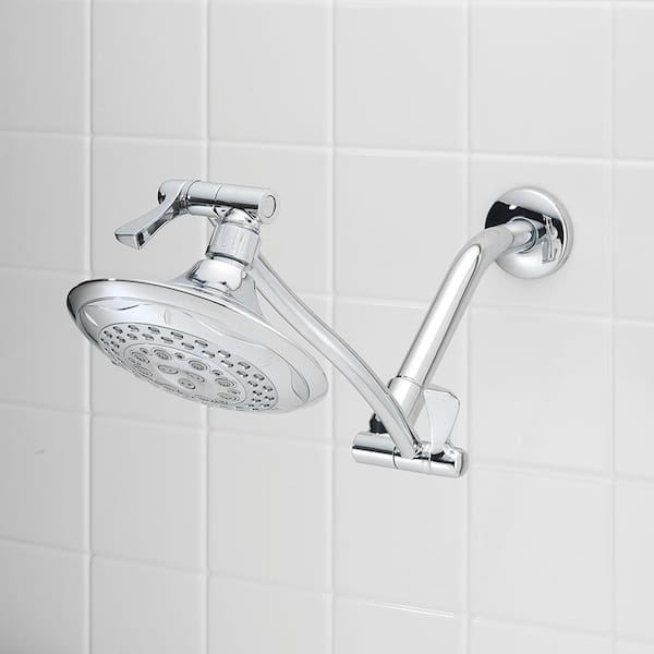 0.8 Straight adjustable Shower Arm in Chrome