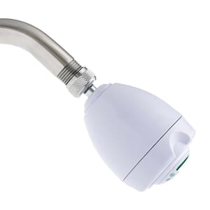 Niagara Conservation Part # N2150-TP - Commercial 1-Spray Patterns With 1.5  Gpm 2.5 In. Wall Mount Fixed Shower Head With All Metal Tamperproof In  Chrome - Showerheads - Home Depot Pro