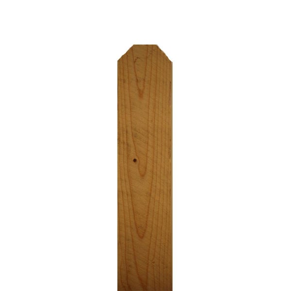 Sierra Pacific Industries 5/8 in. x 3-1/2 in. x 6 ft. White Fir Dog-Ear Wood Fence Picket