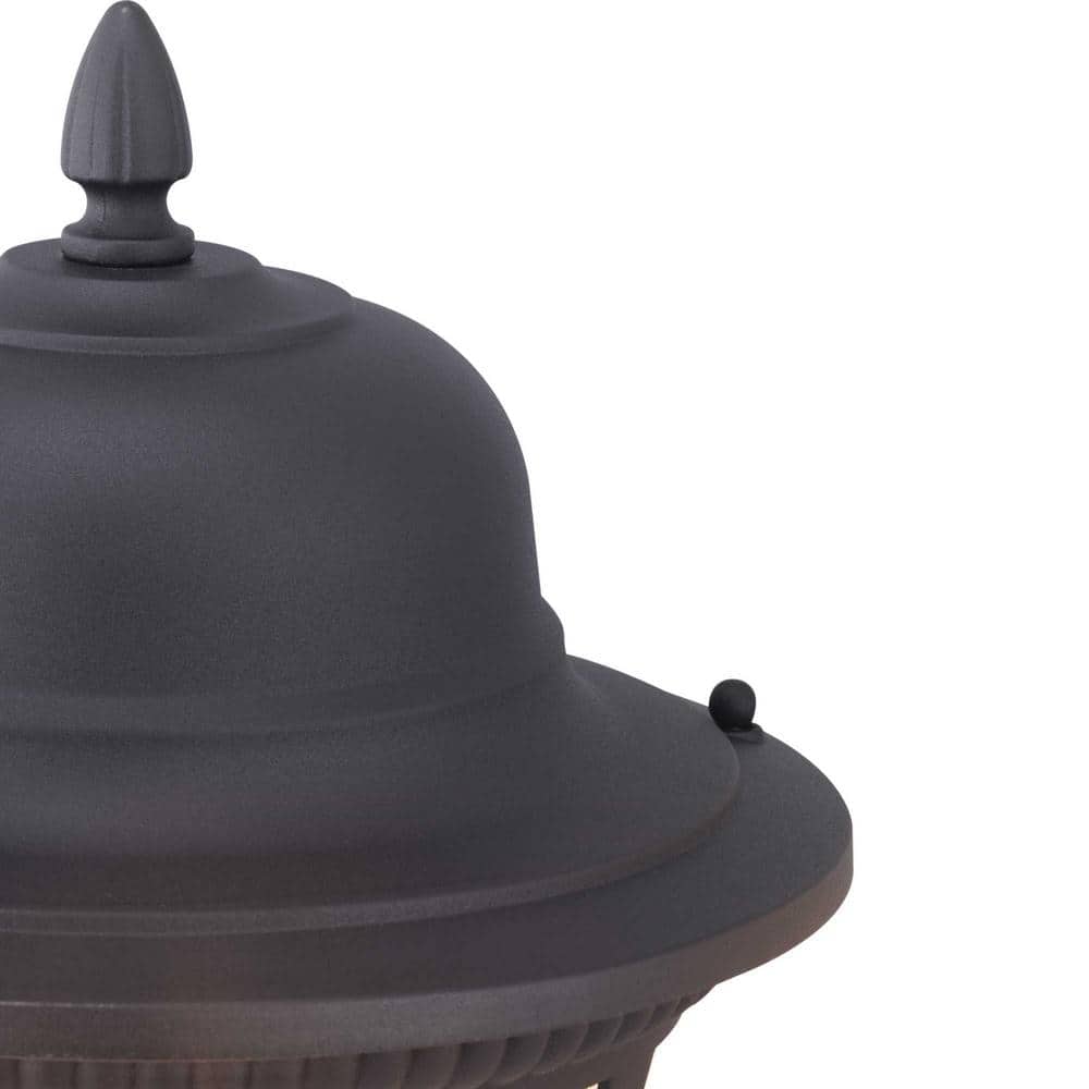 Westport Black and Bronze 19" Outdoor Wall Lantern