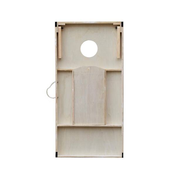 Wood Cornhole Board Set Bean Bag Toss Set Outdoor Yard
