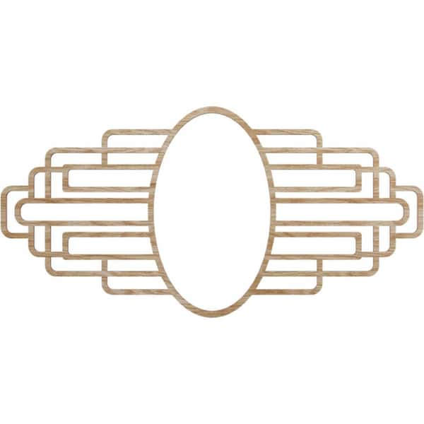 Ekena Millwork 0.25 in. x 8.1875 in. x 11 in. Wood Medallion Moulding