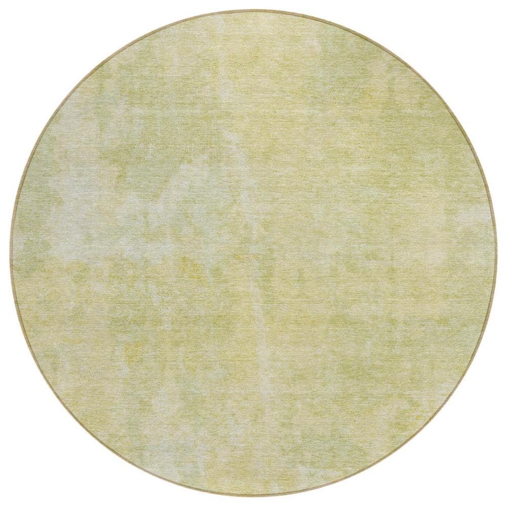Gold 8 ft. Round Woven Abstract Round Indoor/Outdoor Area Rug price history on PriceWatchPro