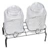 SKYSHALO Glass 1.5 Gal. Beverage Dispenser for Parties, 2 Pack, Stainless Steel Spigot, Metal Stand, Iced Tea, Lemonade, Juice YLFPQPTBLFPQFV1XG001V0-250523