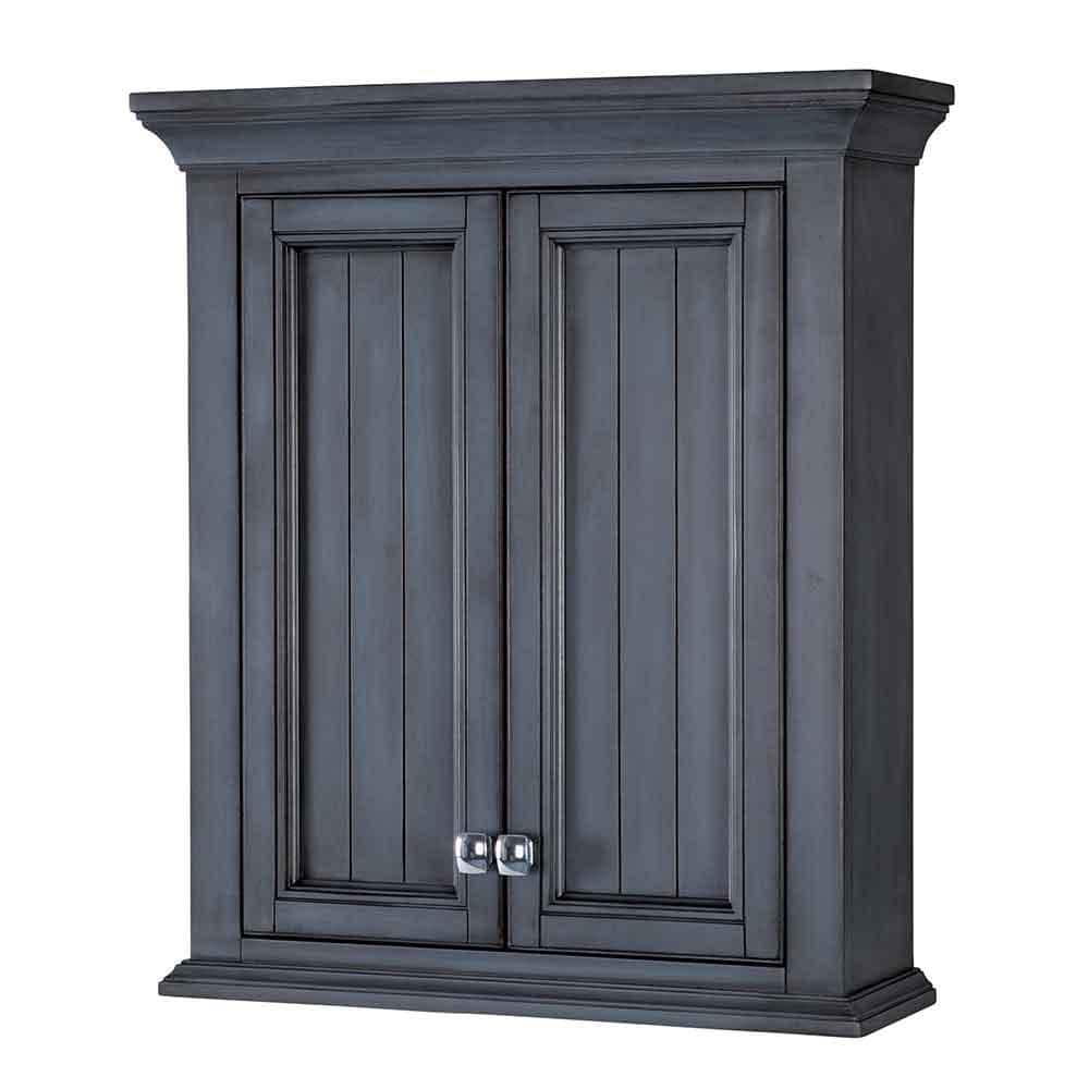 UPC 721015386544 product image for Brantley 24 in. W x 28 in. H Surface Mount Wall Cabinet in Harbor Blue | upcitemdb.com