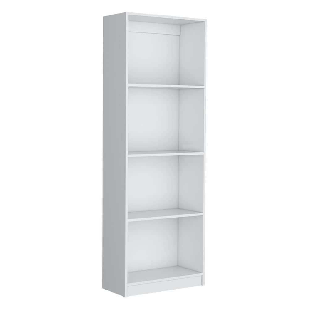 24.70 in. W x 11.70 in. D x 71.10 in. H White Wood Freestanding Linen Cabinet w/4-Shelves in White price history on PriceWatchPro