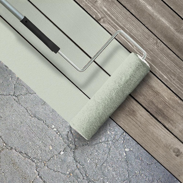 1 gal. #N390-2 Flora Low-Lustre Enamel Interior/Exterior Porch and Patio Floor Paint