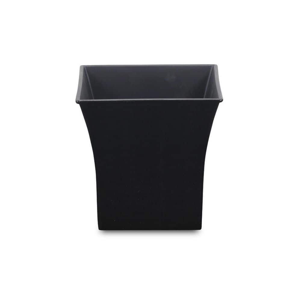 7.25 in. x 7 in. Black Indoor/Outdoor Plastic Decorative Pots price history on PriceWatchPro
