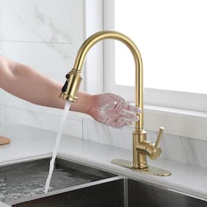 Kitchen Bathroom Sink Faucet Pull Down Swivel Copper Mixer Tap Single Handle 